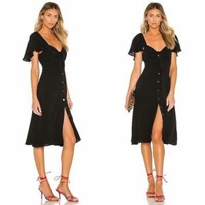 ASTR Black tight front dress Size Small